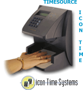 IconTime Systems Hand Punch 3000 Biometric Time Clock System 